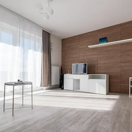 Apartment Witolda Riverside - Balcony, View - By Rentujemy